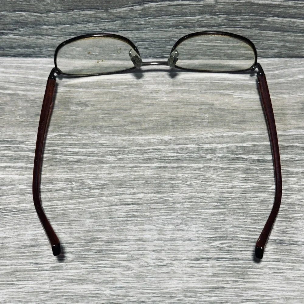 Ray-Ban RB 6127 2511‎ Eyeglass Frames 52-19-135 Brown Rectangular Frames Only